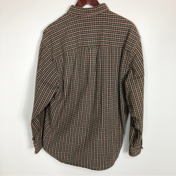 Eddie Bauer Plaid Button Down Long Sleeve Shirt Size Medium - Picture 2 of 9